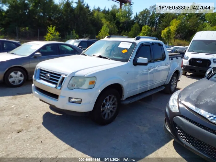 2007 Ford Explorer Sport Trac Limited VIN: 1FMEU53807UA27044 Lot: 40581115