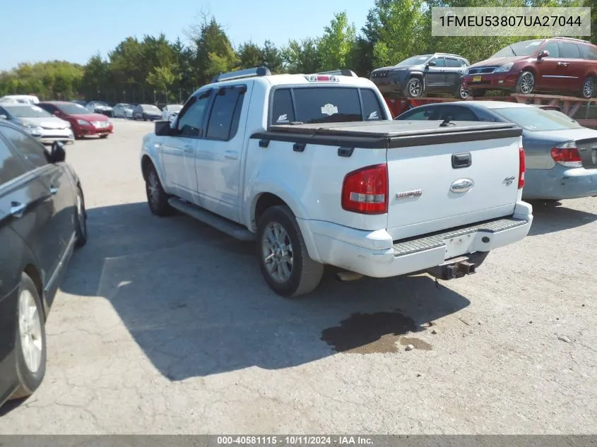 2007 Ford Explorer Sport Trac Limited VIN: 1FMEU53807UA27044 Lot: 40581115