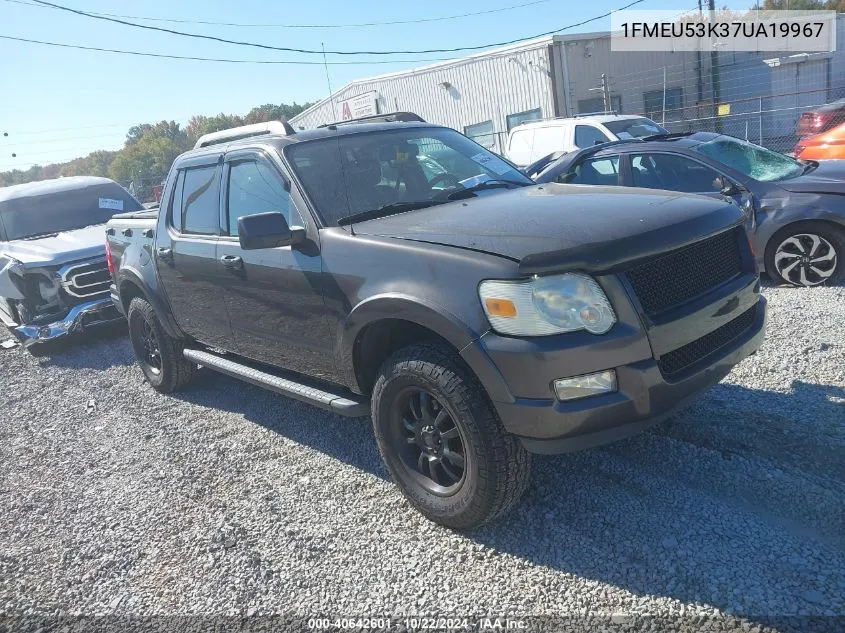 2007 Ford Explorer Sport Trac Limited VIN: 1FMEU53K37UA19967 Lot: 40642601