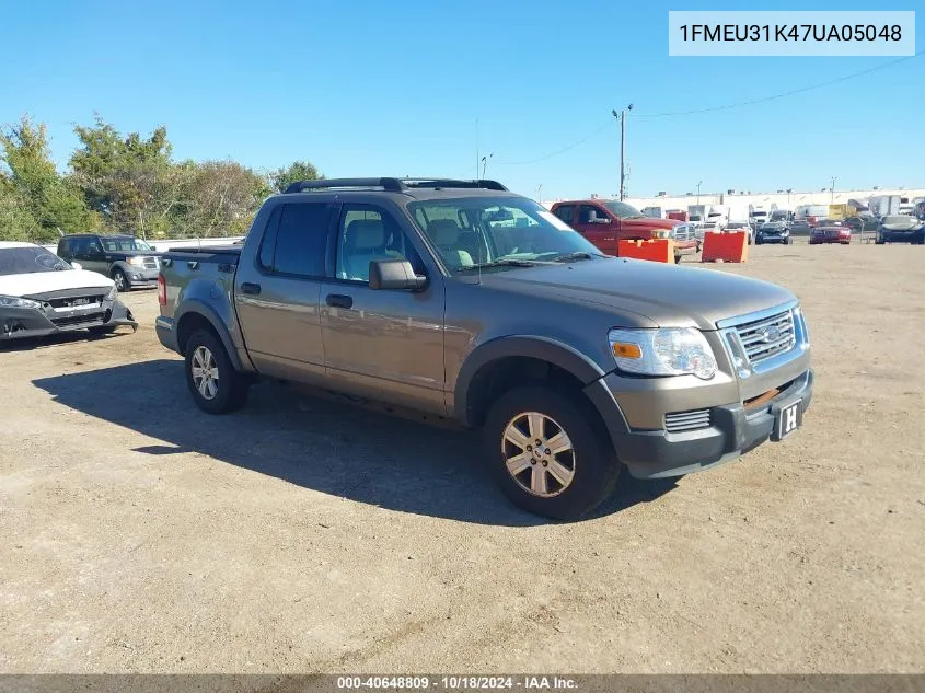 2007 Ford Explorer Sport Trac Xlt VIN: 1FMEU31K47UA05048 Lot: 40648809