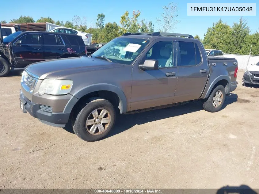 2007 Ford Explorer Sport Trac Xlt VIN: 1FMEU31K47UA05048 Lot: 40648809