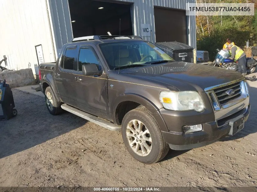 2007 Ford Explorer Sport Trac Limited VIN: 1FMEU53877UA04456 Lot: 40660755