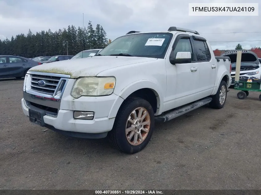 2007 Ford Explorer Sport Trac Limited VIN: 1FMEU53K47UA24109 Lot: 40730851