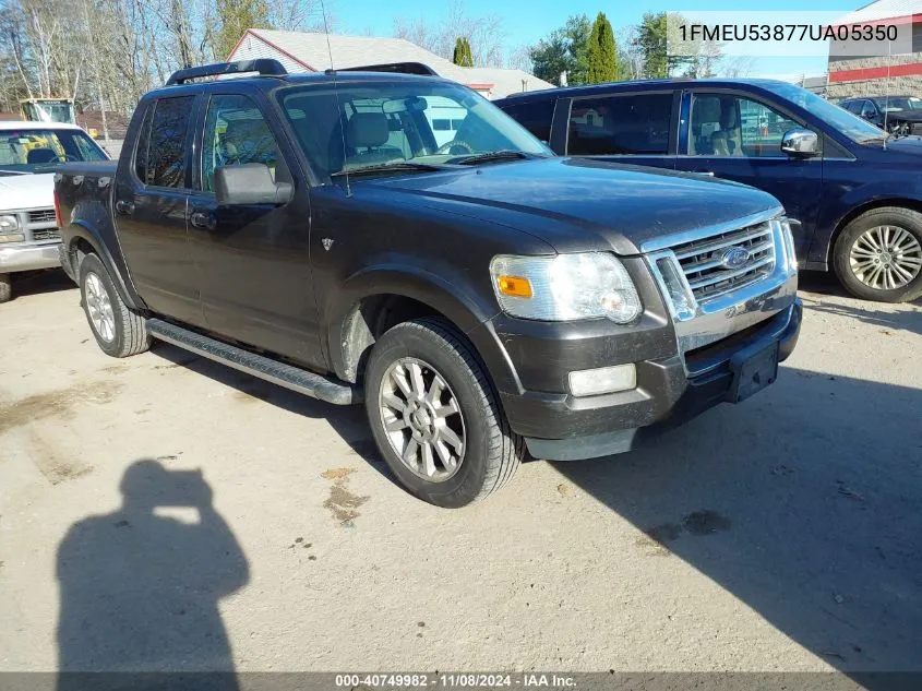 2007 Ford Explorer Sport Trac Limited VIN: 1FMEU53877UA05350 Lot: 40749982