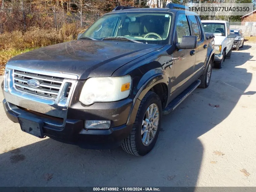 2007 Ford Explorer Sport Trac Limited VIN: 1FMEU53877UA05350 Lot: 40749982