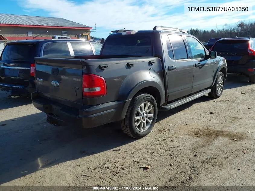 2007 Ford Explorer Sport Trac Limited VIN: 1FMEU53877UA05350 Lot: 40749982