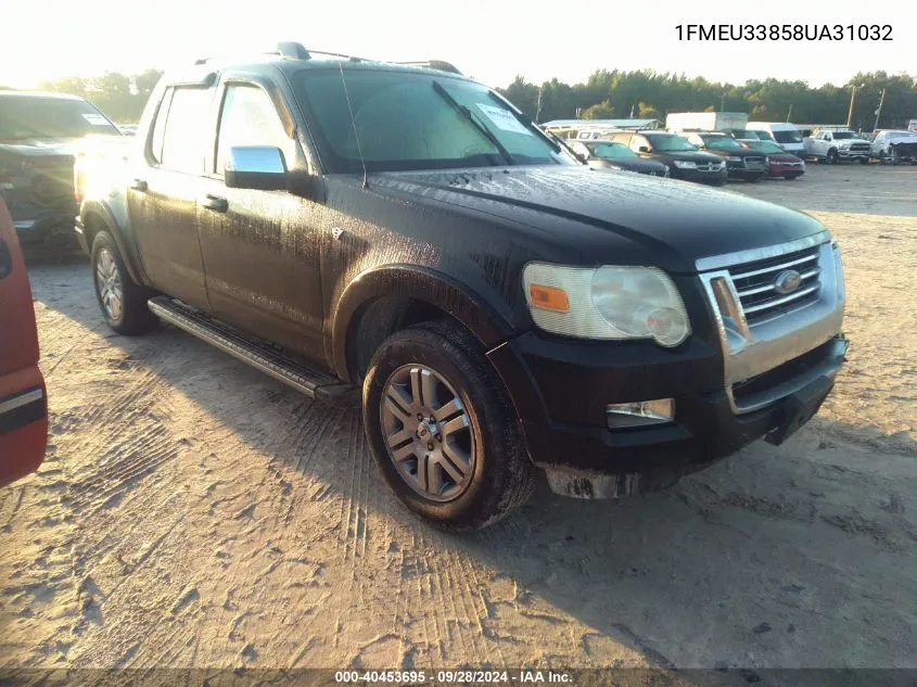 2008 Ford Explorer Sport Trac Limited VIN: 1FMEU33858UA31032 Lot: 40453695