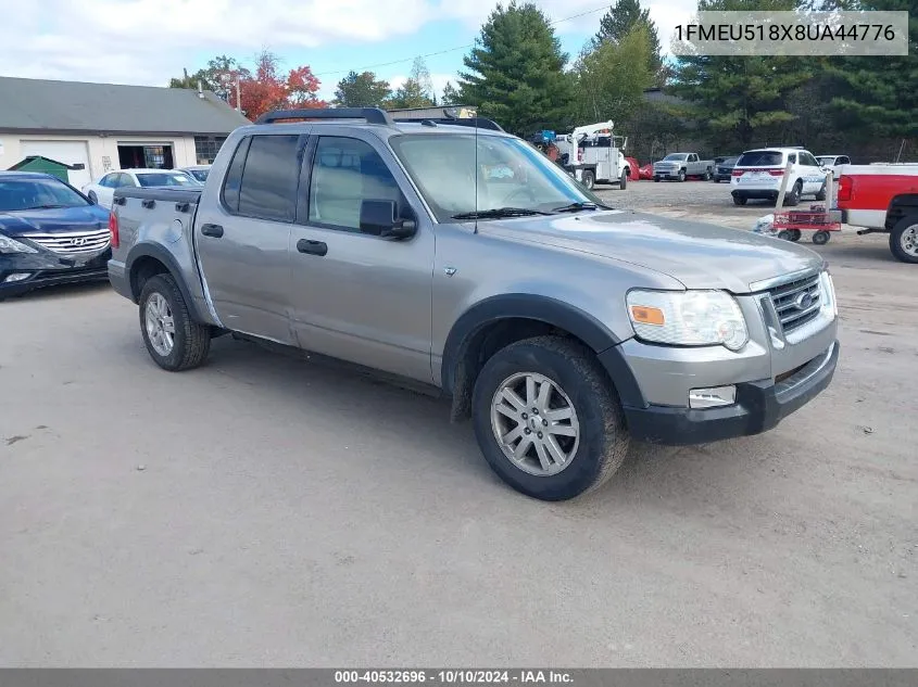 2008 Ford Explorer Sport Trac Xlt VIN: 1FMEU518X8UA44776 Lot: 40532696