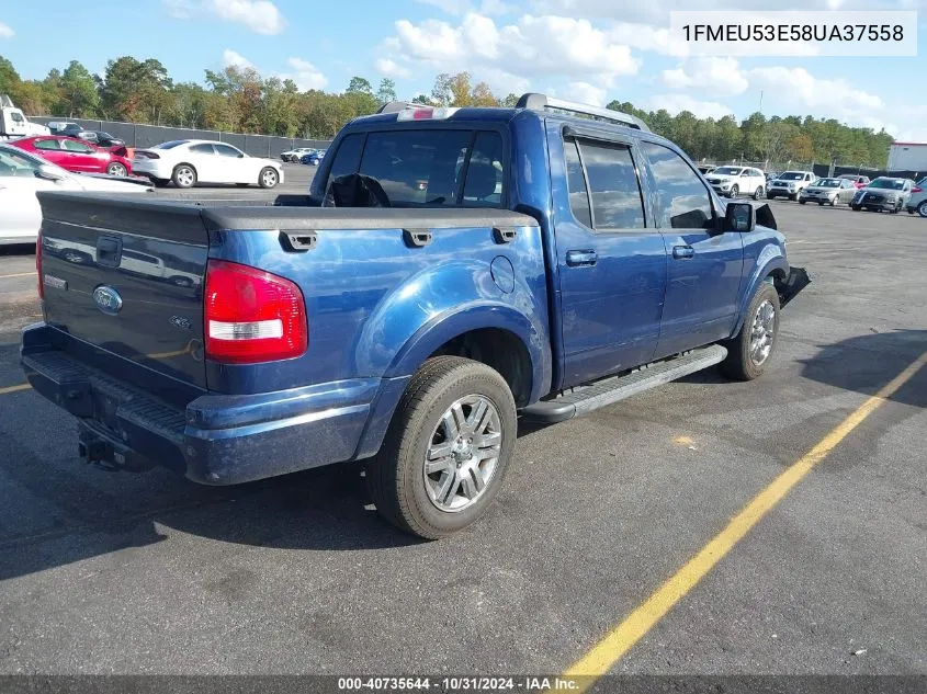 2008 Ford Explorer Sport Trac Limited VIN: 1FMEU53E58UA37558 Lot: 40735644