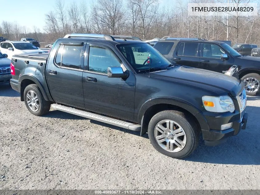 2008 Ford Explorer Sport Trac Limited VIN: 1FMEU53E28UA48209 Lot: 40893677