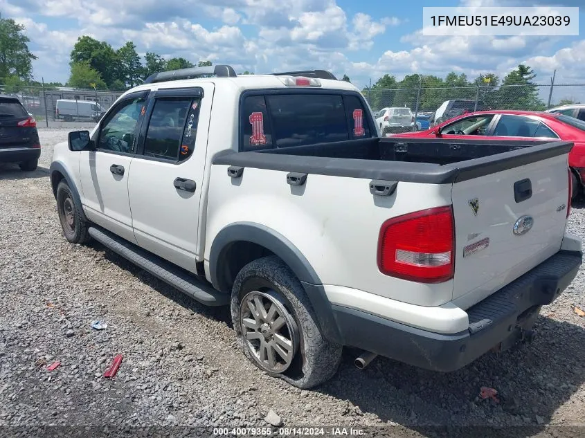 1FMEU51E49UA23039 2009 Ford Explorer Sport Trac Xlt