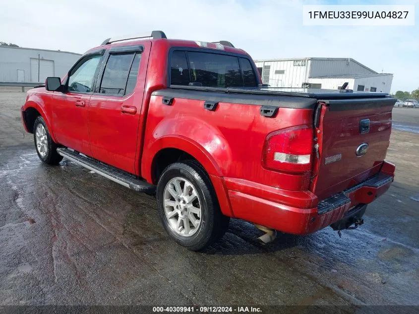 2009 Ford Explorer Sport Trac Limited VIN: 1FMEU33E99UA04827 Lot: 40309941