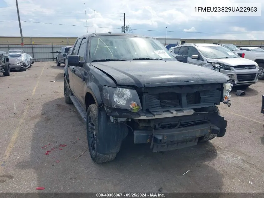 2009 Ford Explorer Sport Trac Limited VIN: 1FMEU23829UA22963 Lot: 40355067