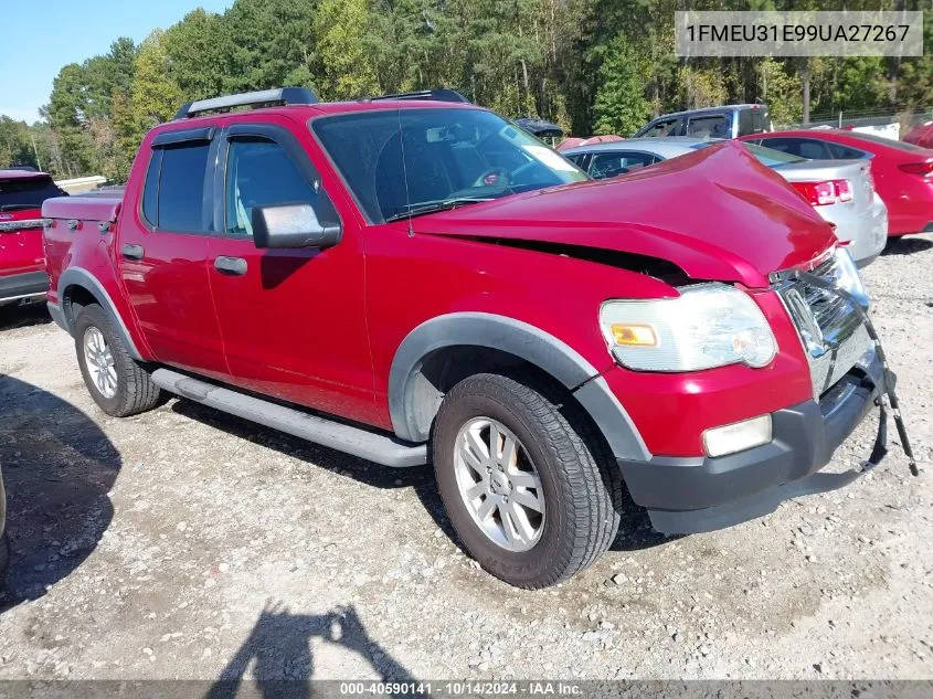 2009 Ford Explorer Sport Trac Xlt VIN: 1FMEU31E99UA27267 Lot: 40590141