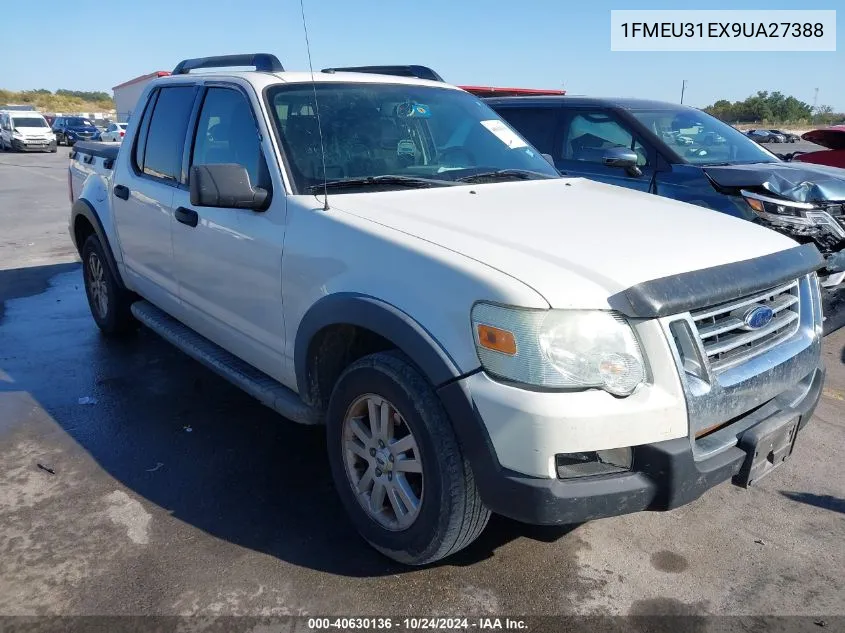 2009 Ford Explorer Sport Trac Xlt VIN: 1FMEU31EX9UA27388 Lot: 40630136