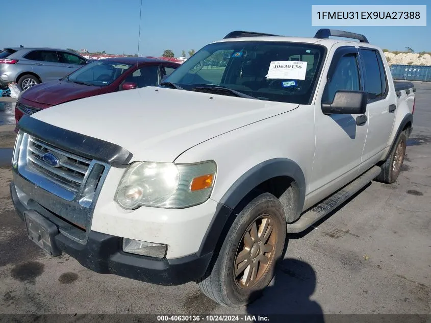 2009 Ford Explorer Sport Trac Xlt VIN: 1FMEU31EX9UA27388 Lot: 40630136