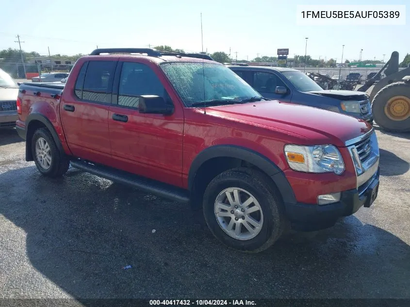 2010 Ford Explorer Sport Trac Xlt VIN: 1FMEU5BE5AUF05389 Lot: 40417432