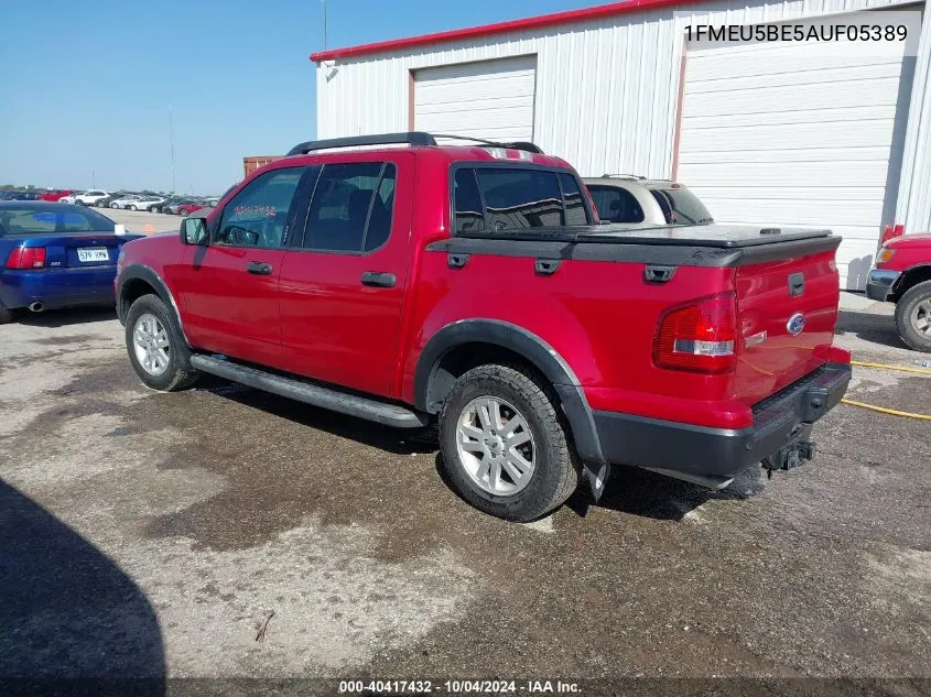 2010 Ford Explorer Sport Trac Xlt VIN: 1FMEU5BE5AUF05389 Lot: 40417432