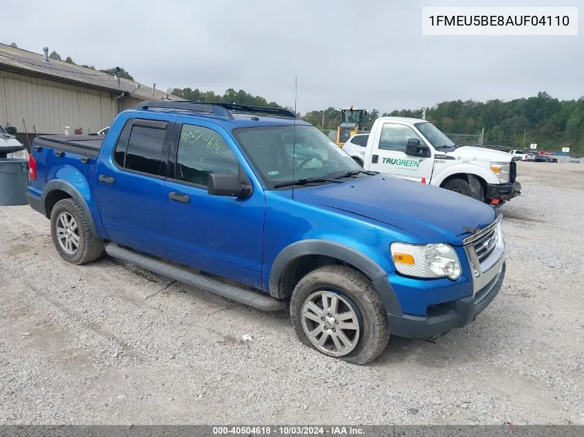 2010 Ford Explorer Sport Trac Xlt VIN: 1FMEU5BE8AUF04110 Lot: 40504618