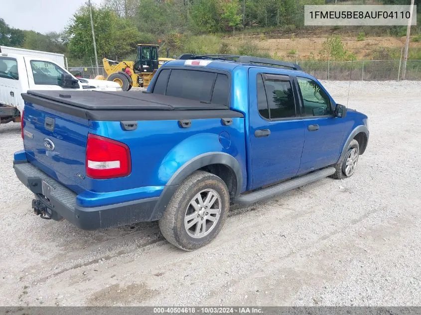 2010 Ford Explorer Sport Trac Xlt VIN: 1FMEU5BE8AUF04110 Lot: 40504618