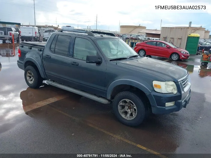 2010 Ford Explorer Sport Trac Xlt VIN: 1FMEU5BE3AUA02573 Lot: 40791791