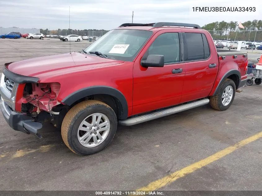 2010 Ford Explorer Sport Trac Xlt VIN: 1FMEU3BE0AUA33493 Lot: 40914792