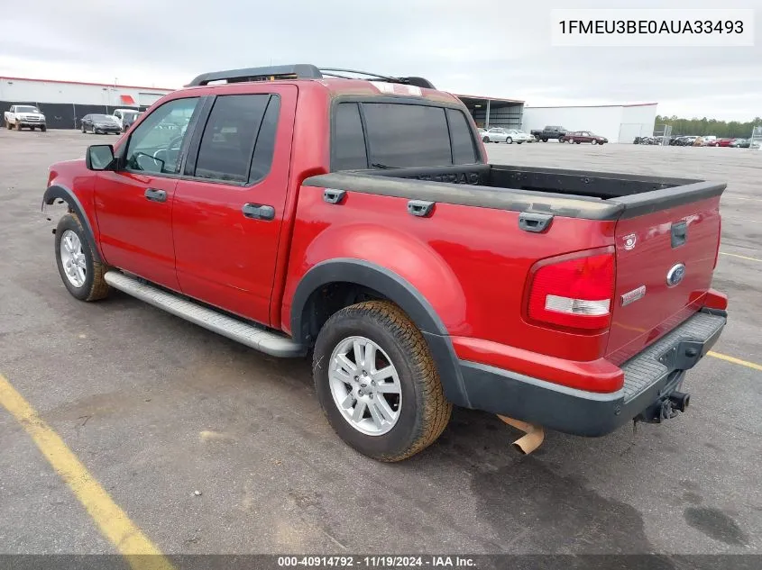 2010 Ford Explorer Sport Trac Xlt VIN: 1FMEU3BE0AUA33493 Lot: 40914792