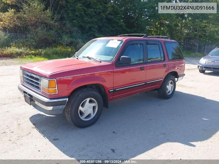 1FMDU32X4NUD91666 1992 Ford Explorer