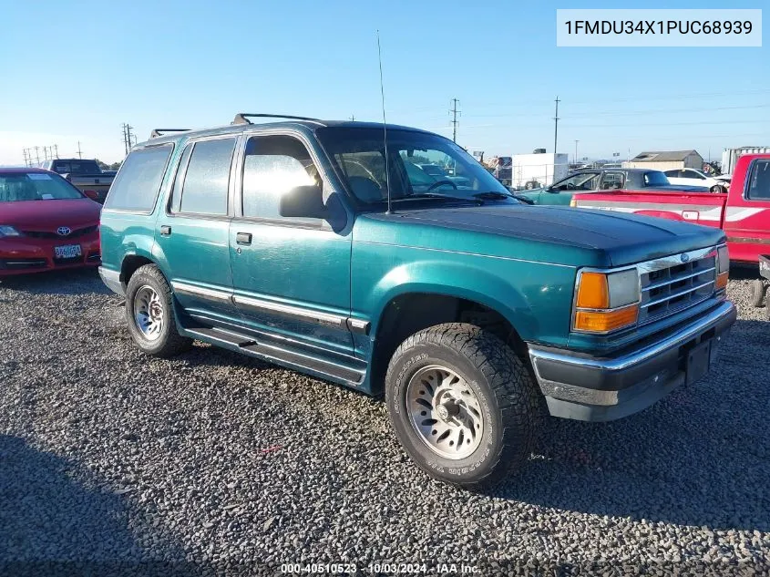 1993 Ford Explorer VIN: 1FMDU34X1PUC68939 Lot: 40510523