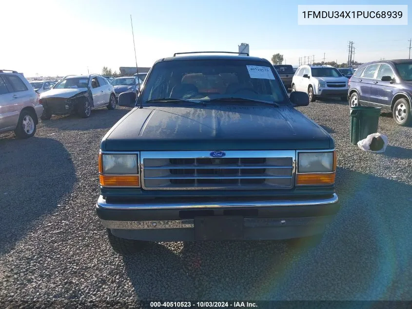 1993 Ford Explorer VIN: 1FMDU34X1PUC68939 Lot: 40510523