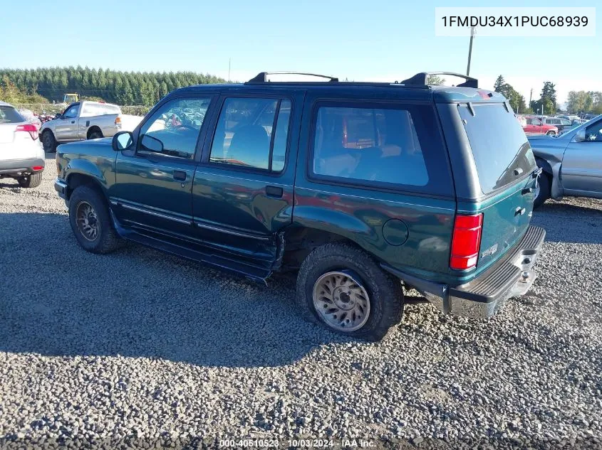 1993 Ford Explorer VIN: 1FMDU34X1PUC68939 Lot: 40510523