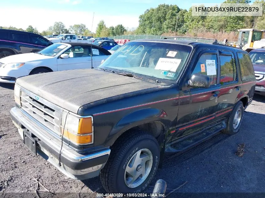 1994 Ford Explorer VIN: 1FMDU34X9RUE22879 Lot: 40493020