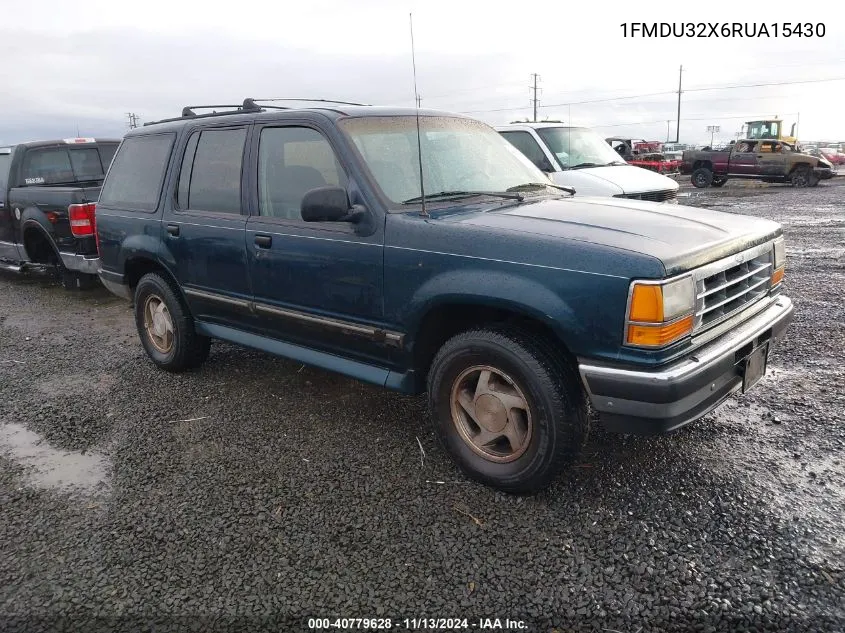 1994 Ford Explorer VIN: 1FMDU32X6RUA15430 Lot: 40779628