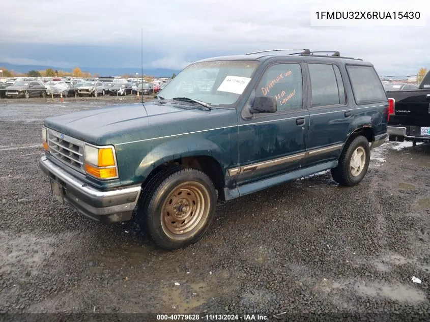 1994 Ford Explorer VIN: 1FMDU32X6RUA15430 Lot: 40779628