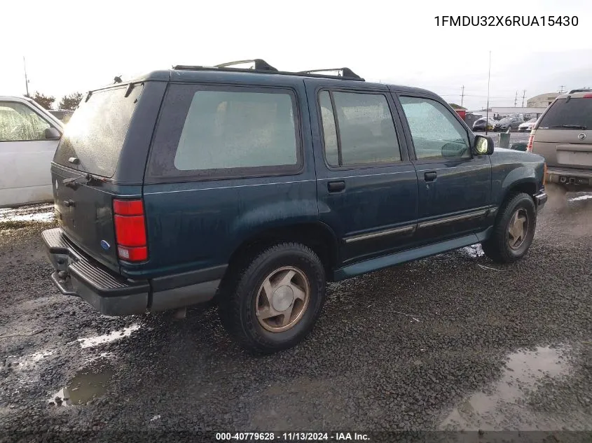 1994 Ford Explorer VIN: 1FMDU32X6RUA15430 Lot: 40779628