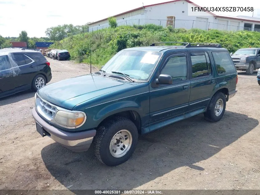 1FMDU34X5SZB70458 1995 Ford Explorer