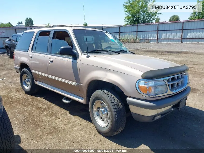 1996 Ford Explorer VIN: 1FMDU34X6TUA37951 Lot: 40006000