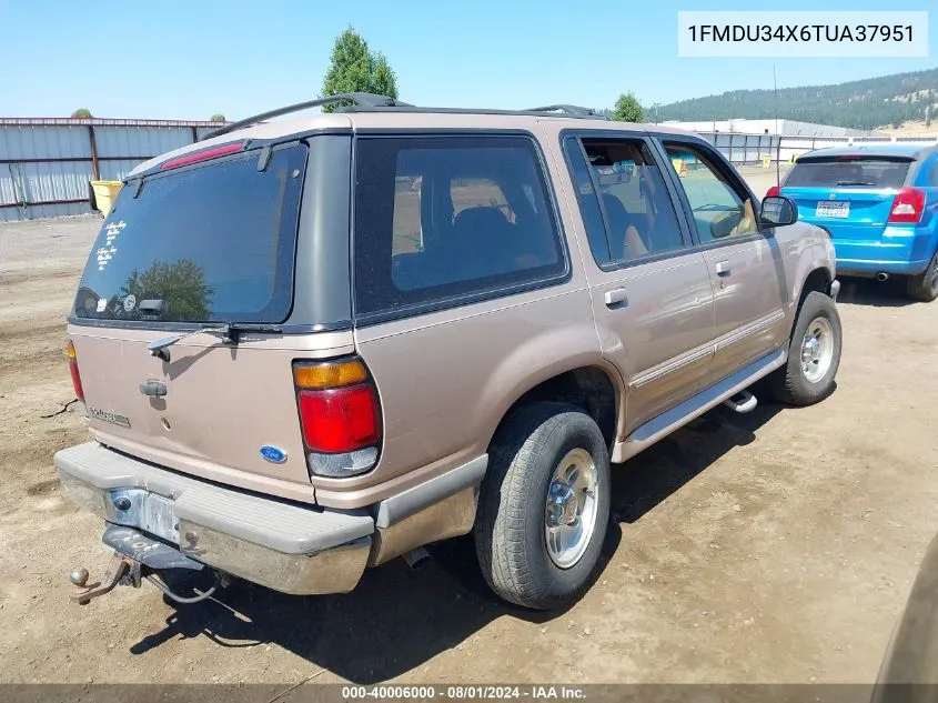 1996 Ford Explorer VIN: 1FMDU34X6TUA37951 Lot: 40006000