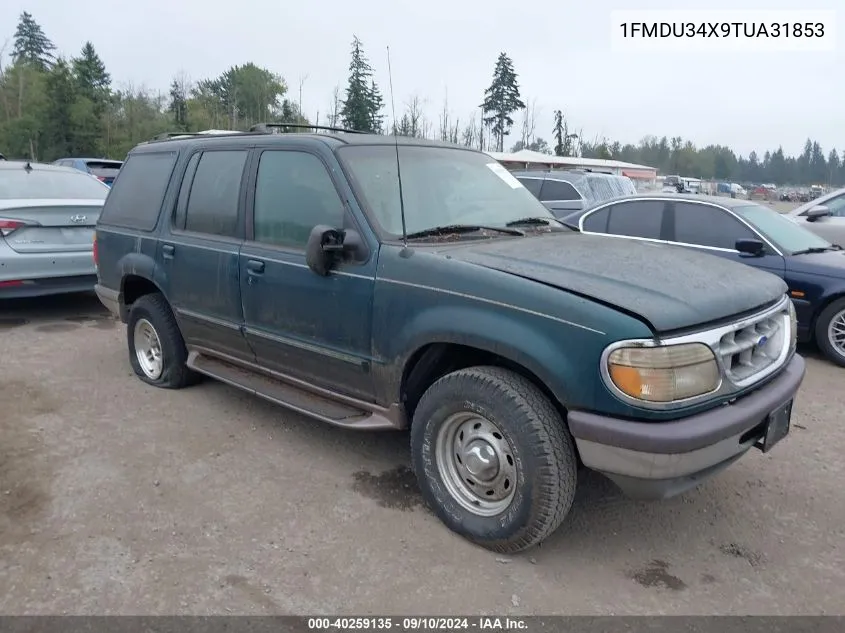 1996 Ford Explorer VIN: 1FMDU34X9TUA31853 Lot: 40259135