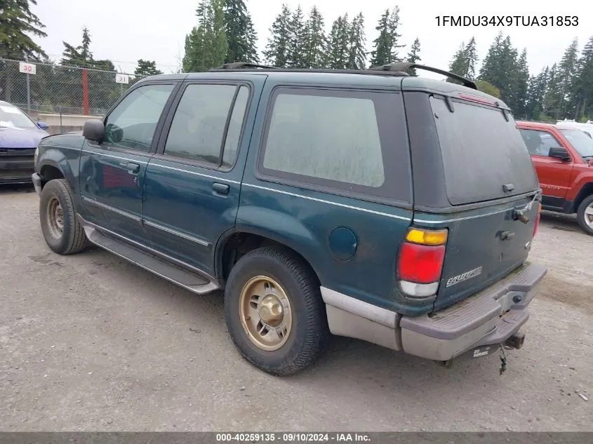 1996 Ford Explorer VIN: 1FMDU34X9TUA31853 Lot: 40259135