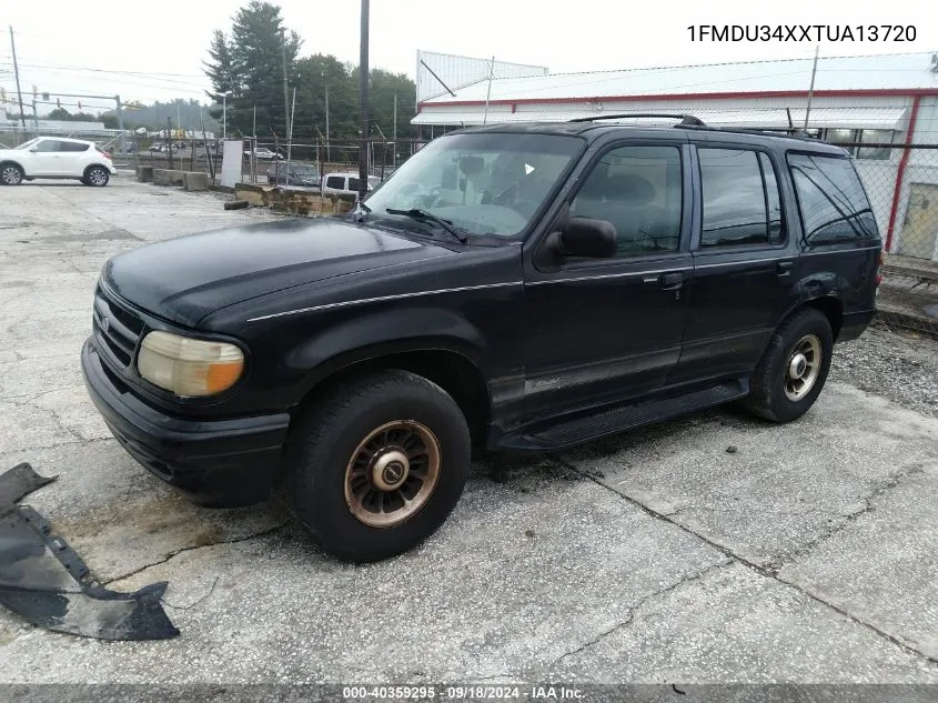 1996 Ford Explorer VIN: 1FMDU34XXTUA13720 Lot: 40359295