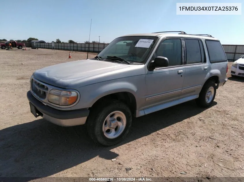 1996 Ford Explorer VIN: 1FMDU34X0TZA25376 Lot: 40560216