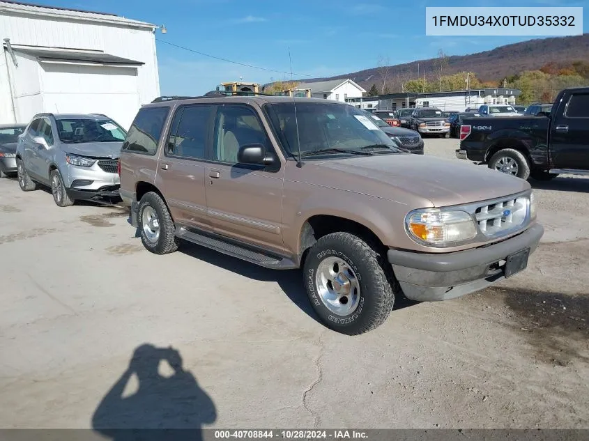 1996 Ford Explorer VIN: 1FMDU34X0TUD35332 Lot: 40708844