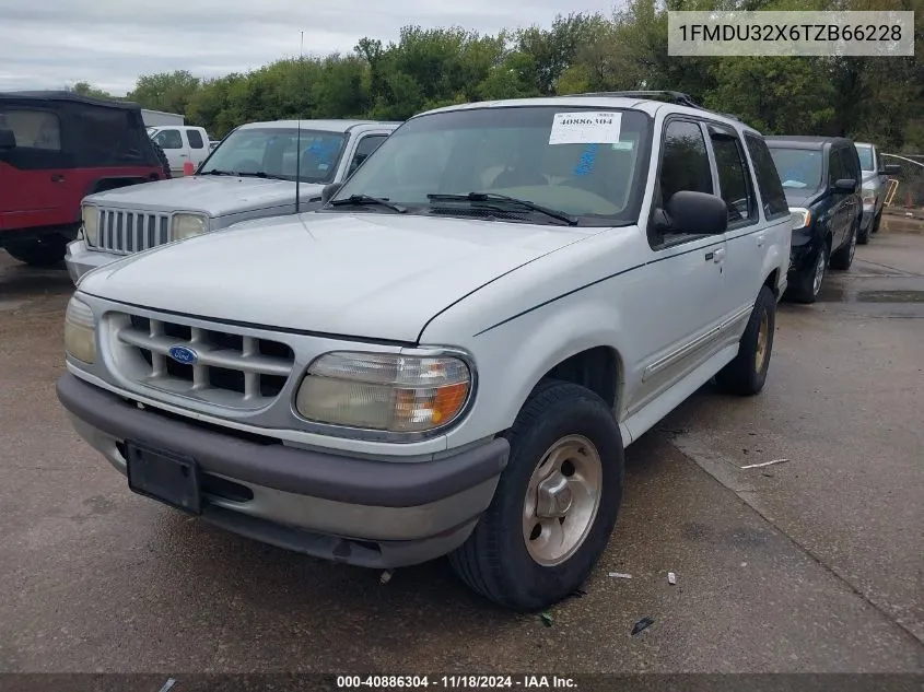 1996 Ford Explorer VIN: 1FMDU32X6TZB66228 Lot: 40886304