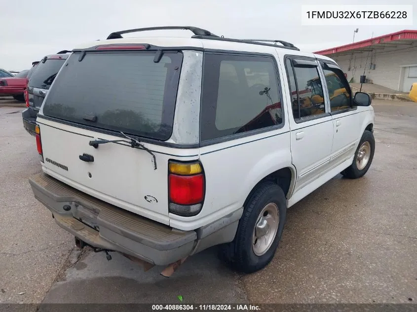 1996 Ford Explorer VIN: 1FMDU32X6TZB66228 Lot: 40886304