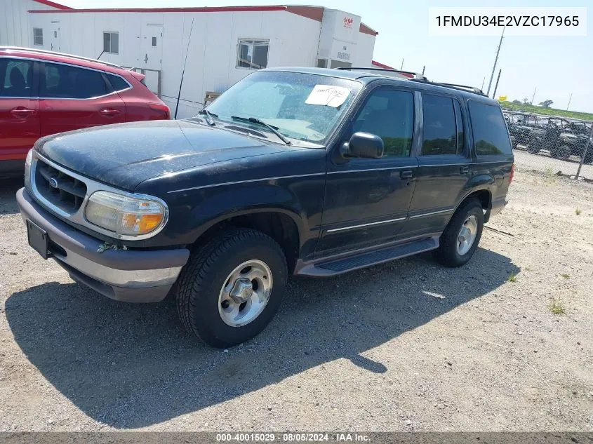 1997 Ford Explorer Eddie Bauer/Limited/Xl/Xlt VIN: 1FMDU34E2VZC17965 Lot: 40015029