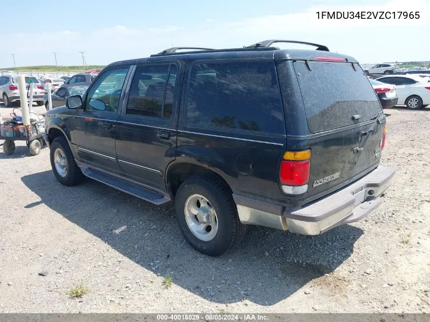 1997 Ford Explorer Eddie Bauer/Limited/Xl/Xlt VIN: 1FMDU34E2VZC17965 Lot: 40015029