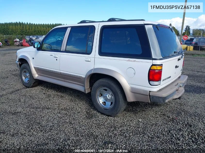 1997 Ford Explorer Eddie Bauer/Limited/Xlt VIN: 1FMDU35P5VZA67138 Lot: 40600061