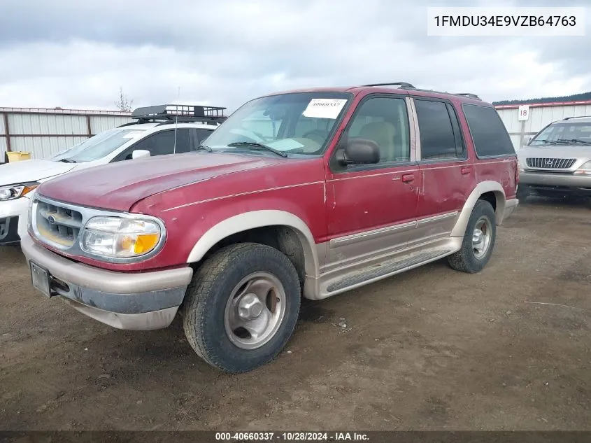 1997 Ford Explorer Eddie Bauer/Limited/Xl/Xlt VIN: 1FMDU34E9VZB64763 Lot: 40660337