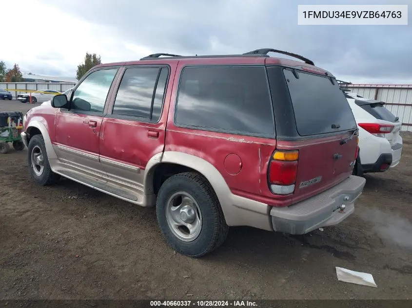 1997 Ford Explorer Eddie Bauer/Limited/Xl/Xlt VIN: 1FMDU34E9VZB64763 Lot: 40660337